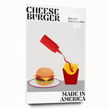 Large abstract wall art on acrylic glass, featuring swirling blue and green hues, ideal for bedroom or dining room decor.