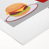 Art deco poster featuring a stylized cocktail glass in muted gold and black tones on rolled canvas.