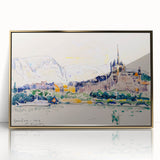 Geneva by Paul Signac: Vibrant Impressionist Cityscape Wall Art Print