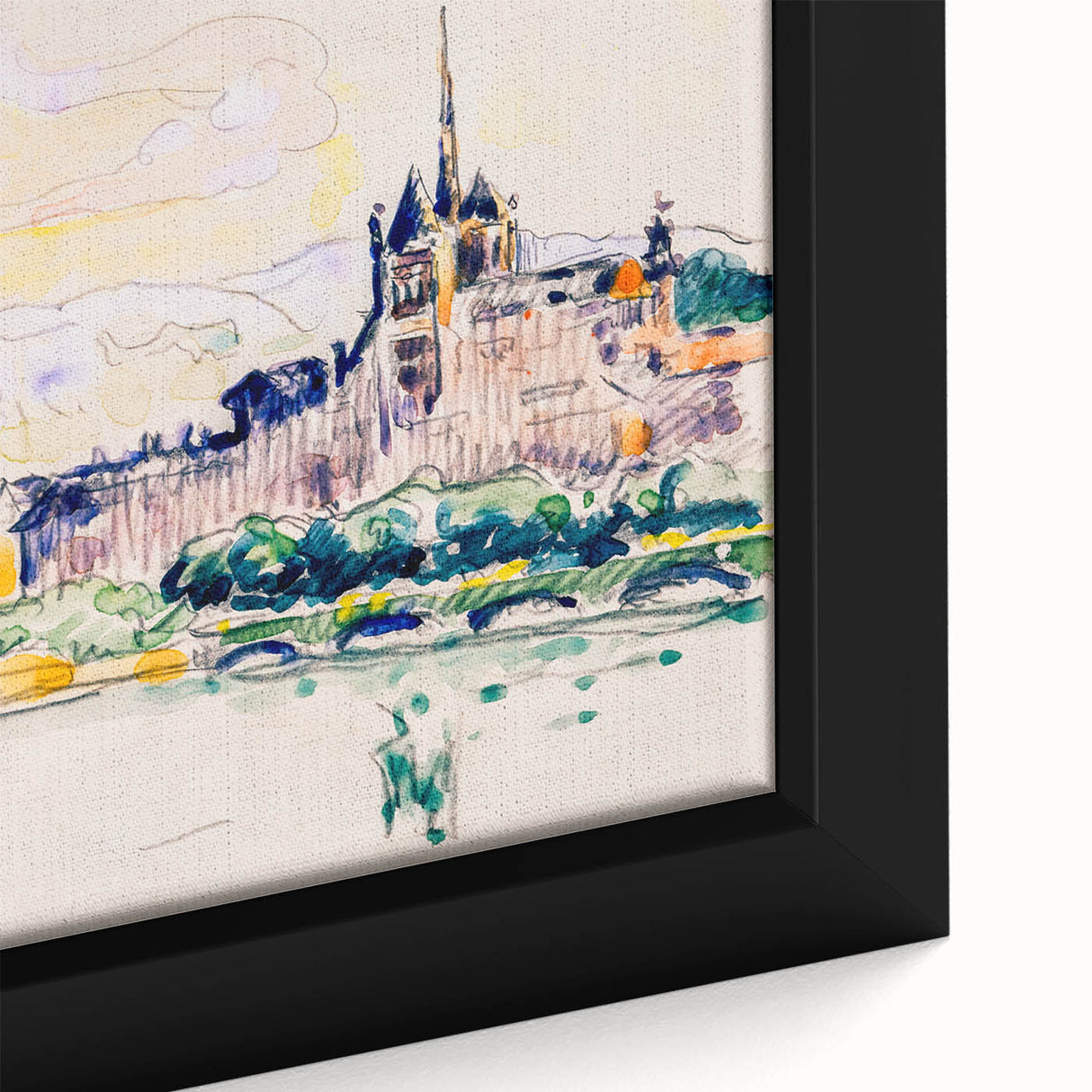 Geneva by Paul Signac: Vibrant Impressionist Cityscape Wall Art Print