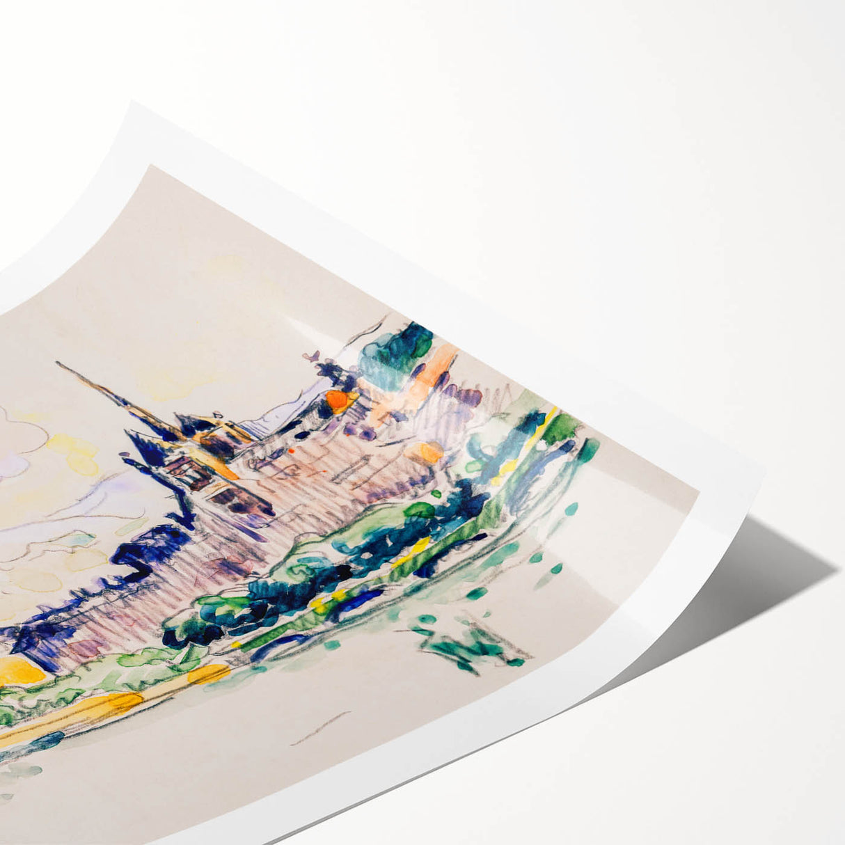 Geneva by Paul Signac: Vibrant Impressionist Cityscape Wall Art Print