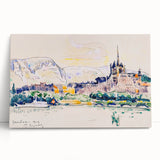 Geneva by Paul Signac: Vibrant Impressionist Cityscape Wall Art Print