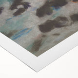 Rocky Seashore with Cypresses - Modern Wall Art of Coastal Landscape