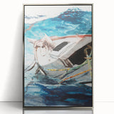 Realism Art Prints - Study of The Gulf Stream by Winslow Homer Canvas Art