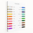 Colors Educational Wall Art - Kids' Learning Poster
