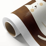 Nursery Wall Art – Adorable Minimalist Cat Print for Kids' Rooms