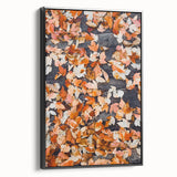 Black and white vintage poster art of a landscape on framed canvas, ideal for bedroom wall decor.