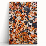 Large black and white canvas depicting a fall landscape, suitable as kitchen wall art or for bedroom ambiance.