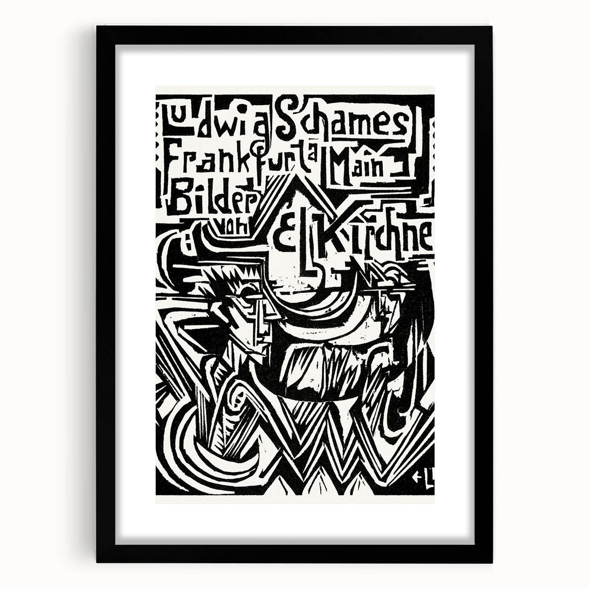 Ernst Ludwig Kirchner's Bold Typography - Expressionist Poster Art
