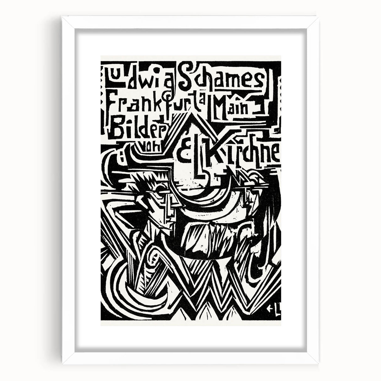 Ernst Ludwig Kirchner's Bold Typography - Expressionist Poster Art