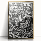 Ernst Ludwig Kirchner's Bold Typography - Expressionist Poster Art
