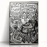 Ernst Ludwig Kirchner's Bold Typography - Expressionist Poster Art