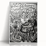 Ernst Ludwig Kirchner's Bold Typography - Expressionist Poster Art