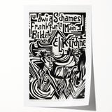 Ernst Ludwig Kirchner's Bold Typography - Expressionist Poster Art