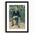 Impressionism Wall Art - Portrait of George Moore in Garden - Manet Art Print