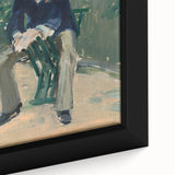 Impressionism Wall Art - Portrait of George Moore in Garden - Manet Art Print