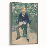 Impressionism Wall Art - Portrait of George Moore in Garden - Manet Art Print