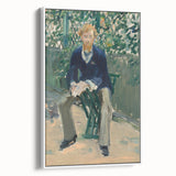 Impressionism Wall Art - Portrait of George Moore in Garden - Manet Art Print