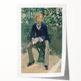 Impressionism Wall Art - Portrait of George Moore in Garden - Manet Art Print