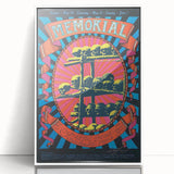 Grateful Dead Retro Wall Art - Vintage Memorial Concert Poster