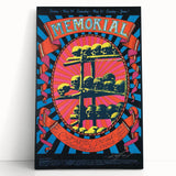 Grateful Dead Retro Wall Art - Vintage Memorial Concert Poster