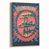 Grateful Dead Retro Wall Art - Vintage Memorial Concert Poster