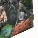 Realism Art Prints - Campfire in Adirondacks by Winslow Homer Wall Art