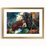 Realism Art Prints - Campfire in Adirondacks by Winslow Homer Wall Art