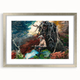 Realism Art Prints - Campfire in Adirondacks by Winslow Homer Wall Art