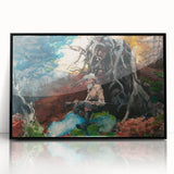 Realism Art Prints - Campfire in Adirondacks by Winslow Homer Wall Art