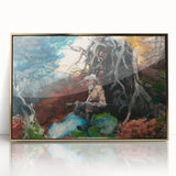 Realism Art Prints - Campfire in Adirondacks by Winslow Homer Wall Art