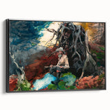 Realism Art Prints - Campfire in Adirondacks by Winslow Homer Wall Art