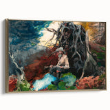 Realism Art Prints - Campfire in Adirondacks by Winslow Homer Wall Art