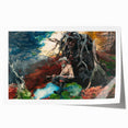 Realism Art Prints - Campfire in Adirondacks by Winslow Homer Wall Art