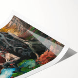 Realism Art Prints - Campfire in Adirondacks by Winslow Homer Wall Art