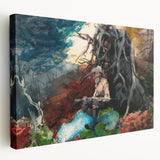 Realism Art Prints - Campfire in Adirondacks by Winslow Homer Wall Art