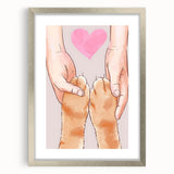 Kids Room Art Prints – Heartwarming Pet Love Illustration Wall Art