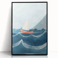 Sailboat Nursery Wall Art - Baby Room & Kids Room Decor