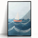 Sailboat Nursery Wall Art - Baby Room & Kids Room Decor
