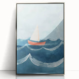Sailboat Nursery Wall Art - Baby Room & Kids Room Decor