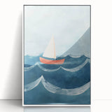 Sailboat Nursery Wall Art - Baby Room & Kids Room Decor