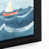 Sailboat Nursery Wall Art - Baby Room & Kids Room Decor