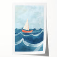 Sailboat Nursery Wall Art - Baby Room & Kids Room Decor