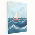 Sailboat Nursery Wall Art - Baby Room & Kids Room Decor