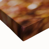 Large art of a black and white landscape painting on stretched canvas, depicting a serene tree in autumn.