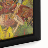 Vibrant Expressionist Lumberjack - Bold Nature-Inspired Wall Art