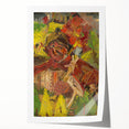 Vibrant Expressionist Lumberjack - Bold Nature-Inspired Wall Art