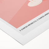 Art deco poster featuring a stylized cocktail glass on rolled canvas, using bold black and gold tones.