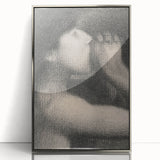 Monochrome Pointillism Art - Echo, Bathers at Asnières - Seurat’s Expressive Print