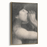 Monochrome Pointillism Art - Echo, Bathers at Asnières - Seurat’s Expressive Print